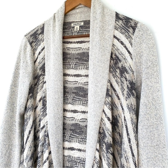 Lucky Brand open cardigan with waterfall front, in 💯 cotton - Picture 8 of 15